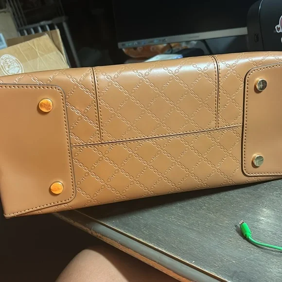 MICHAEL Michael Kors Gramercy Large Satchel, Chain‎ & Leather Strap ACORN